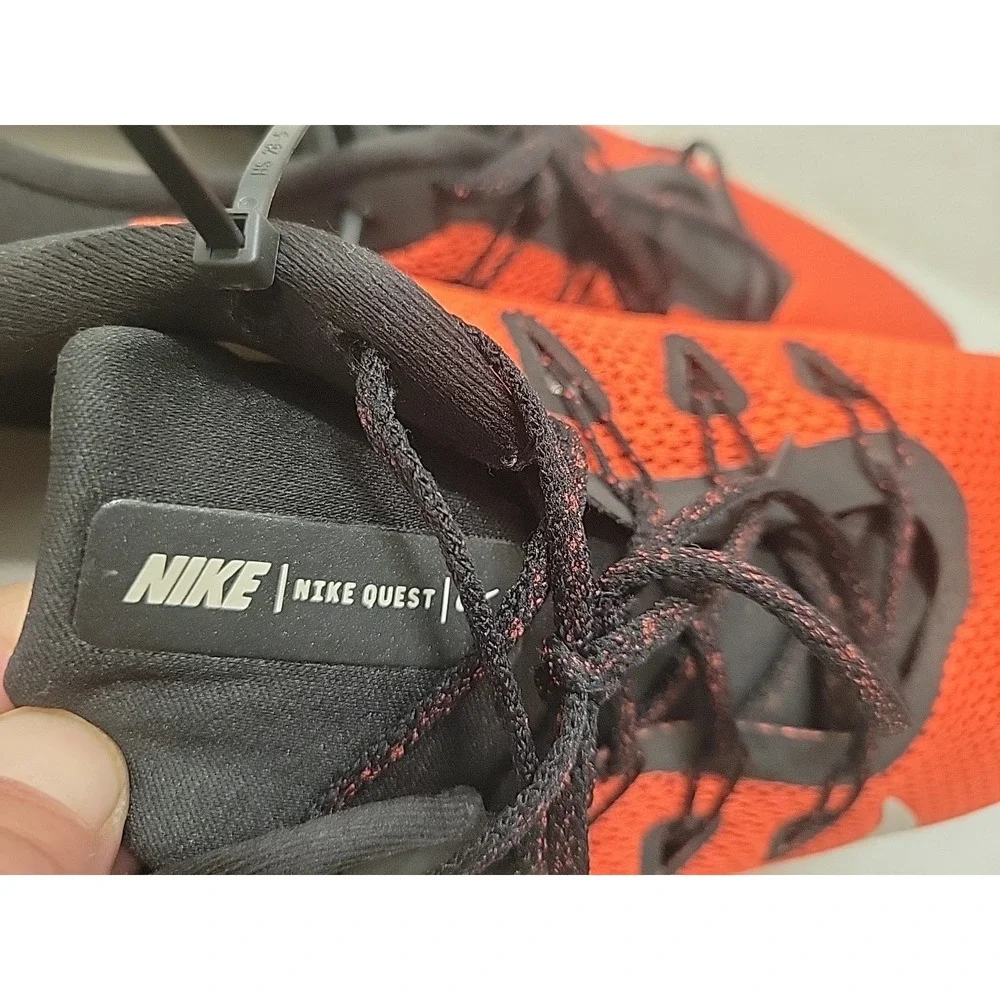 Nike Quest 2 SE Men's running‎ shoes Orange and black size 12  New